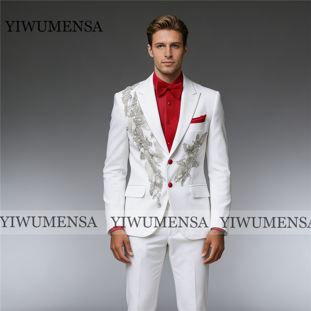 Men Formal Wear With Blazer - Exclusive Men's Suit For Wedding Sparkly