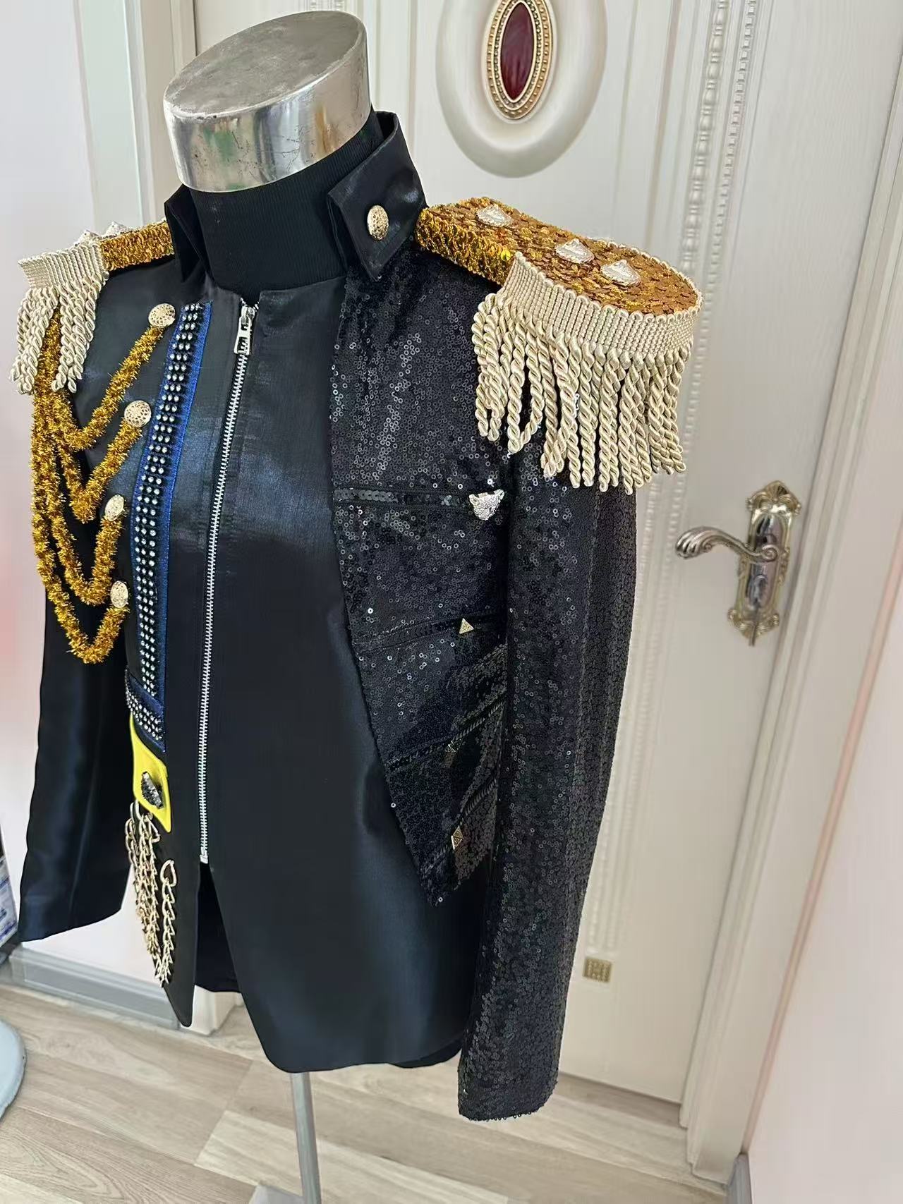 New Men Tassel Royal Jacket We - Men'S Formal Wear For A Wedding review and price
