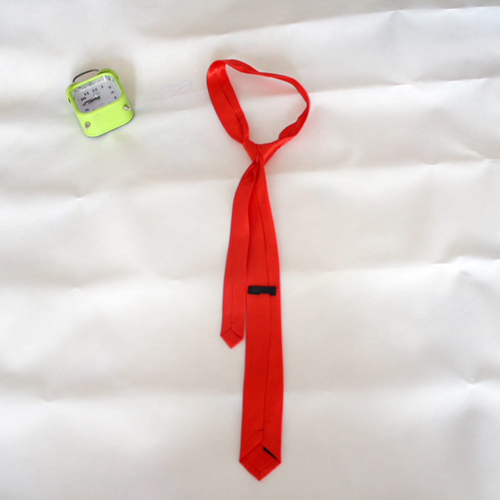 2Pcs Black Red Solid Color Tie - Men'S Formal Wear Accessories review and price