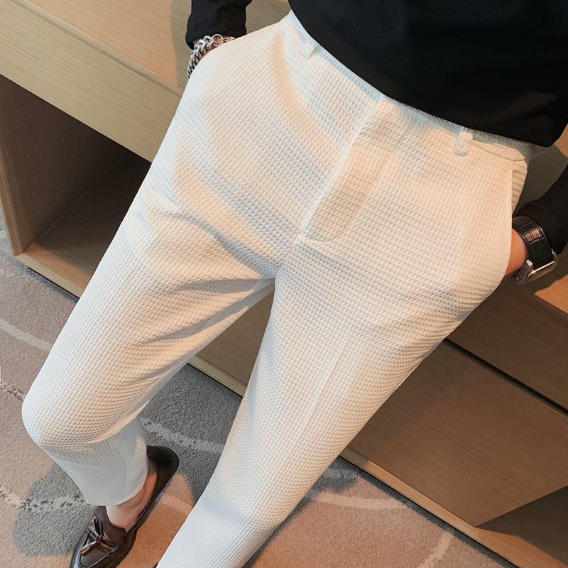 2024 Autumn New Waffle Stretch - Men'S Formal Wear For A Wedding review and price