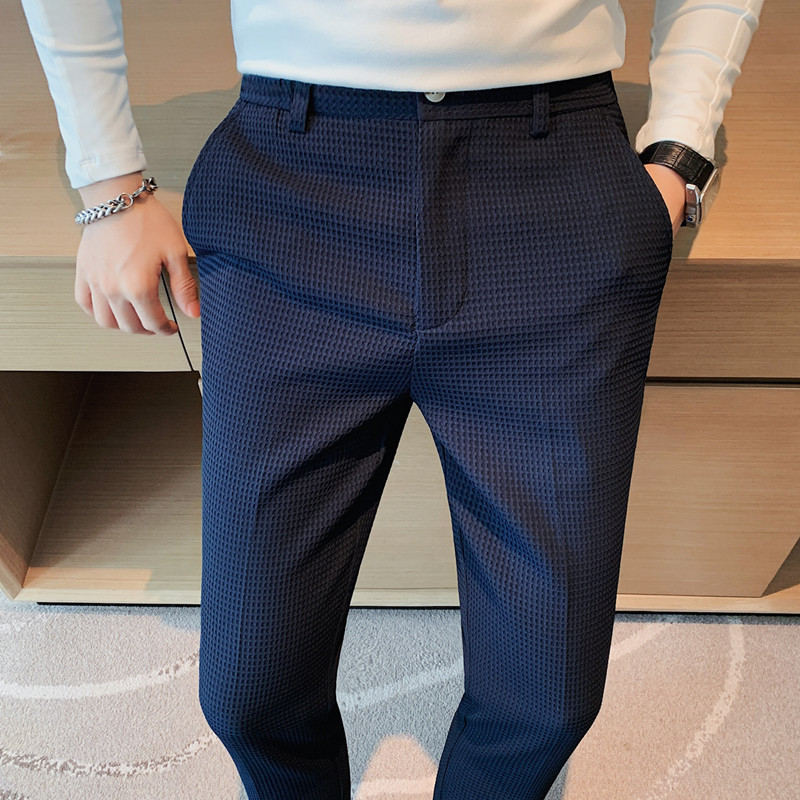 2024 Autumn New Waffle Stretch - Men'S Formal Wear For A Wedding review and price
