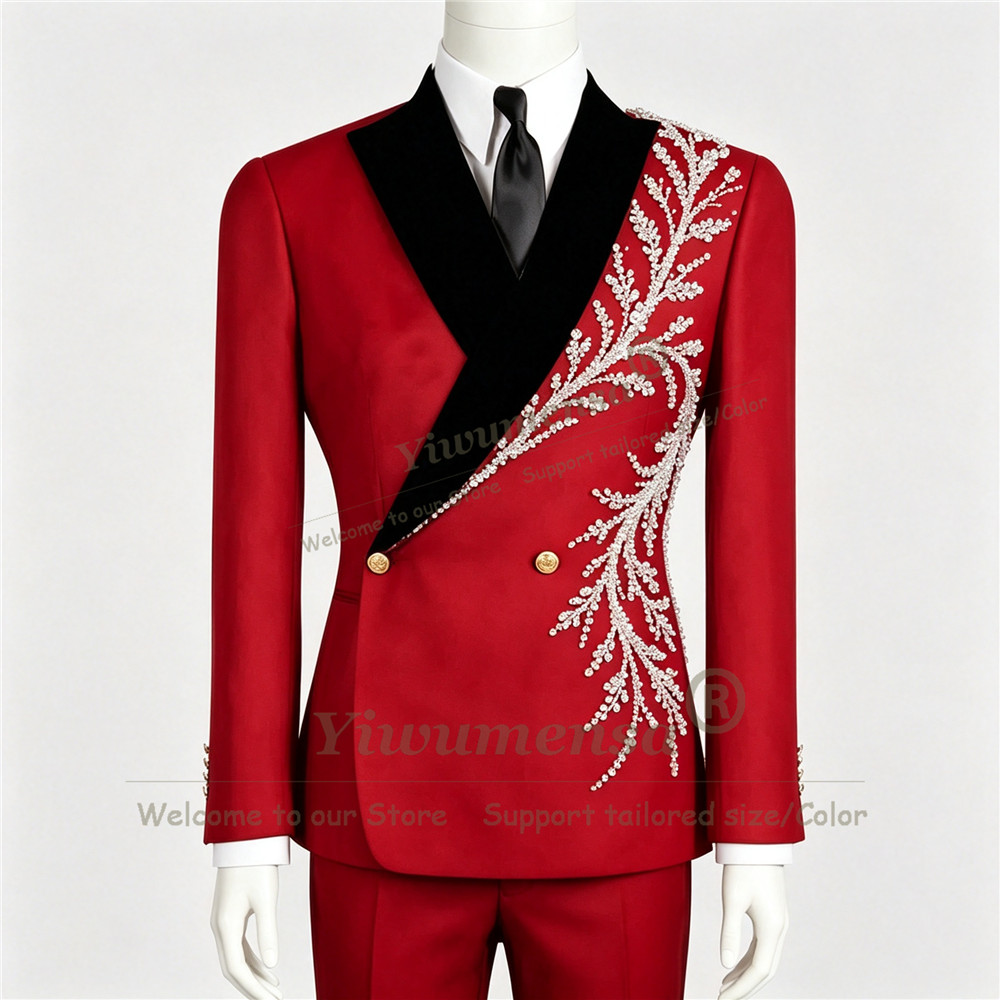 Exclusive Diamond Beaded Suits - Men Formal Wear Fashion review and price