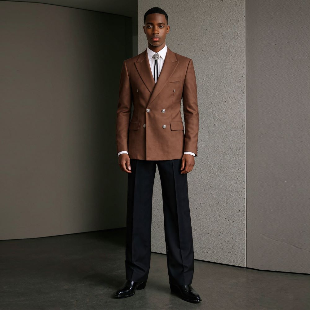 Men 2 Pieces Relaxed Slim Suit - Men Linen Formal Wear review and price