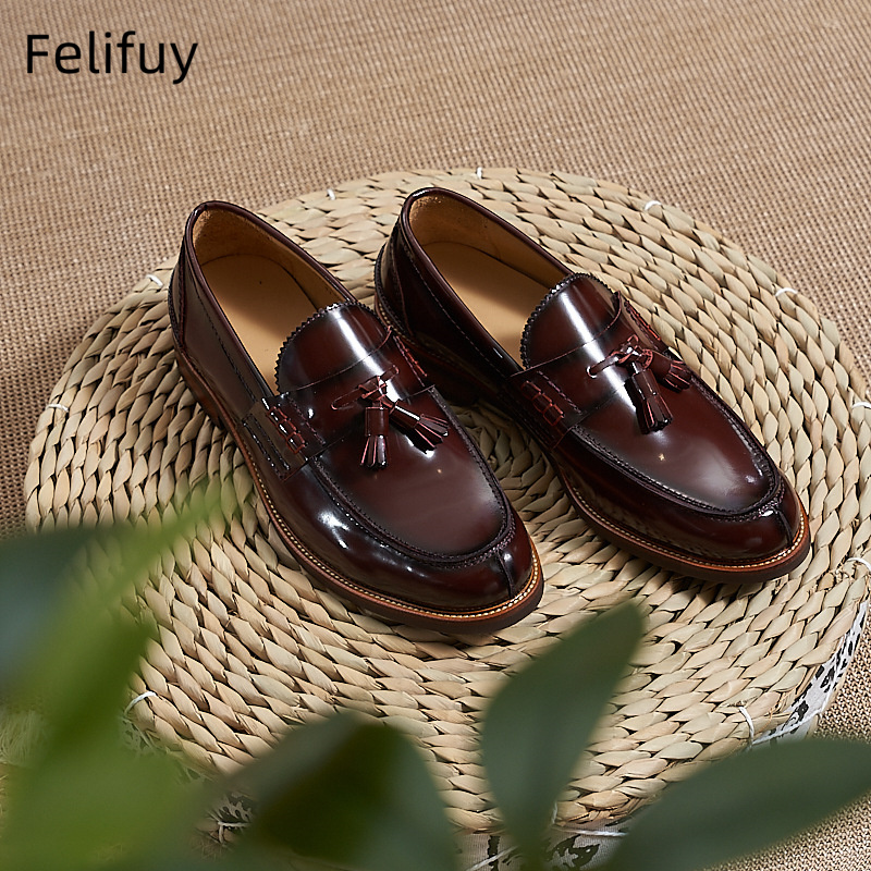 New Brown Men Flat Loafers Cow - Men'S Formal Wear For A Wedding review and price