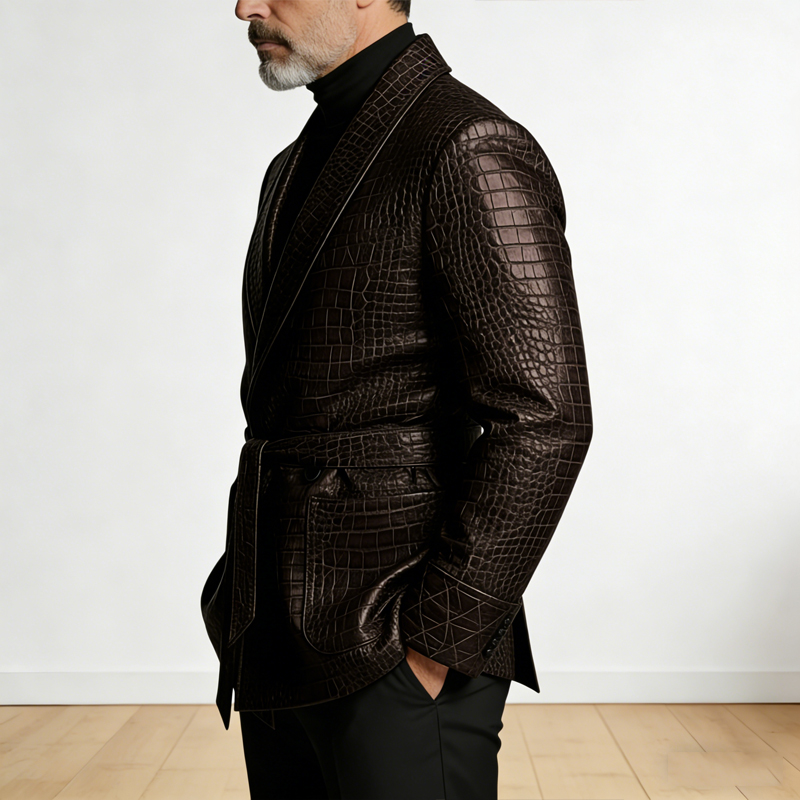  Men's Crocodile Pattern Leat - Men Formal Wear With Blazer review and price