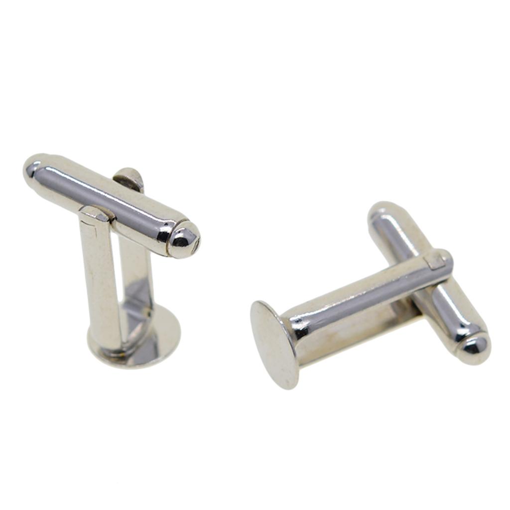 Cuff Links 8mm Silver Brass Se - Cufflinks Silver Set review and price