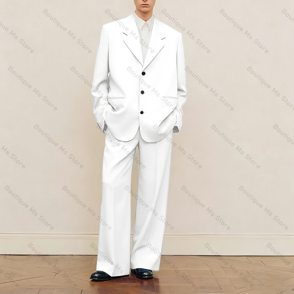Men's Black Oversized Suit Set - Men Formal Wear Fashion review and price