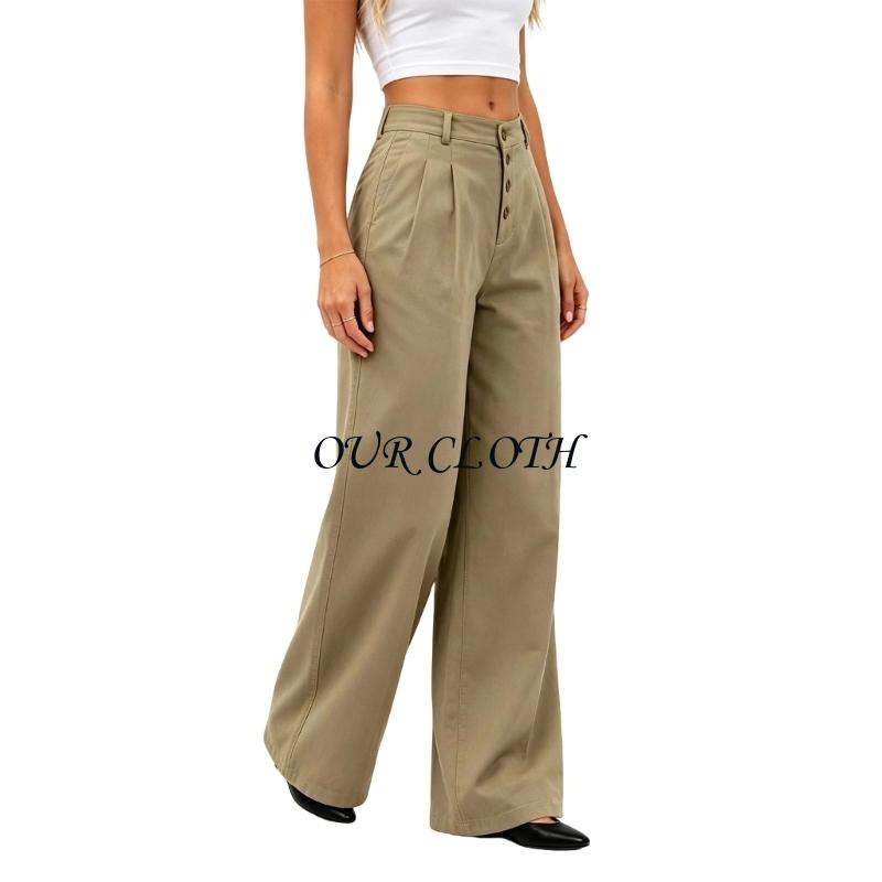 Wide Leg Dress Pants Women Bus - Dress Pant Flat Front review and price