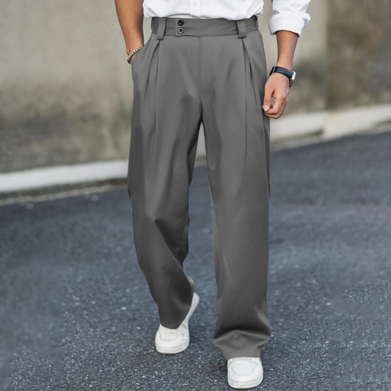 Men’s Wide Leg Dress Pants Hig - Dress Pant Flat Front review and price