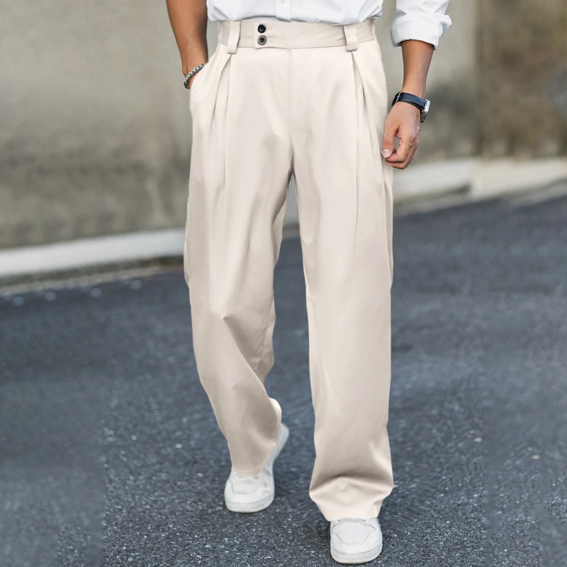 Men’s Wide Leg Dress Pants Hig - Dress Pant Flat Front review and price