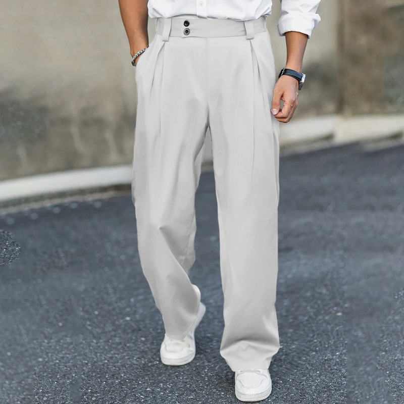Men’s Wide Leg Dress Pants Hig - Dress Pant Flat Front review and price